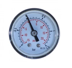 40mm -15 bis 20 Psi -1 bis 1.5 Bar 1/8"Manovakometer Druckluftmesser Messgerät - Bild 1 von 3