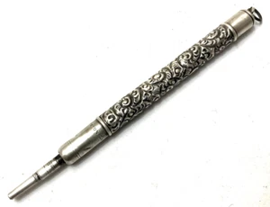 Penna a matita meccanica vintage argento sterling (8,51 grammi) come da ritrovamento e usata! - Foto 1 di 12