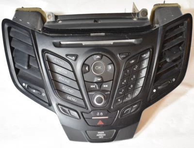 Equipamento A/V de controle de rádio ventilação moldura Ford Fiesta 2015-2019 AE83-14B418-AB - Imagem 1 de 4