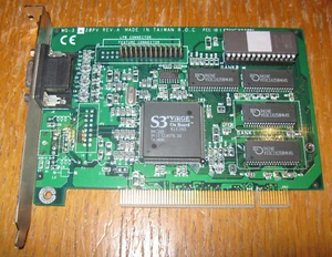 DFI WG-3220PV/3D Rev.A S3 Virge 2MB PCI VGA Video Card - Picture 1 of 2
