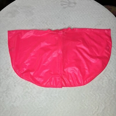 Rain Cape Poncho Hood Jacket - Waterproof, Windproof, Pink - One Size - Image 1 of 4