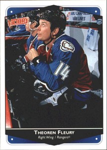 1999-00 UD Victory Colorado Avalanche Hockey Card #190 Theo Fleury