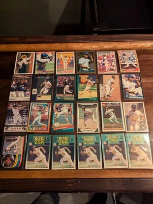 Colección de 30 tarjetas de béisbol Ricky Henderson. TOPPS,FLEER, DONRUSS, HOJA + MÁS Foto 1 de 4