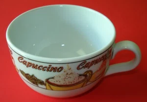 Inker Croatia Porcelain Big Cappuccino Cup 3" Tall 4 1/4" Diameter at Rim - Picture 1 of 8
