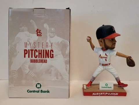 ST. LOUIS CARDINALS ALBERT PUJOLS MYSTERY PITCHING BOBBLEHEAD 4-1-23 SGA Cover