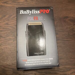 BaByliss PRO FOILFX02 Cordless Double Foil Shaver - Metal Black