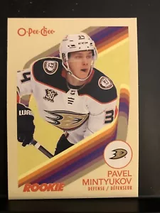 2023-24 O-Pee-Chee Retro #593 Pavel Mintyukov RC Anaheim Ducks - Picture 1 of 2
