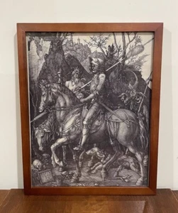 Albrecht Durer Knight Death & Devil Framed Print 12x15 Renaissance Wall Art - Picture 1 of 3