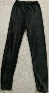 GYMBOREE 2007 TRES CHIC-GLAMOUR KITTY- HOLIDAY Black Velour Leggings Size 8 - Picture 1 of 3