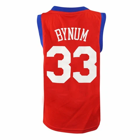 Andrew Bynum Philadelphia 76ers NBA Adidas Replica Youth Red Jersey Cover