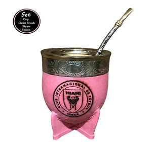 Mate Cup - Mate Imperial Messi - Cuero (pink) MLS Fußball USA mit Strohhalm - Bild 1 von 8