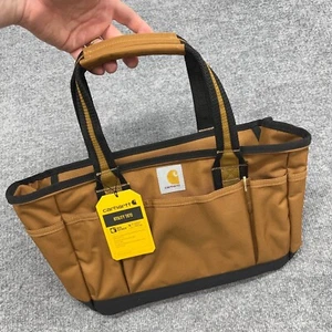 Carhartt Utility Tote 13x9,5 Rugged Tool Kit Bag Rain Defender Brown Duck Canvas - Bild 1 von 5