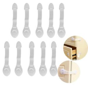 10 Baby Safety Locks For Drawer Cupboard Cabinet Door Catch Childproofing Set