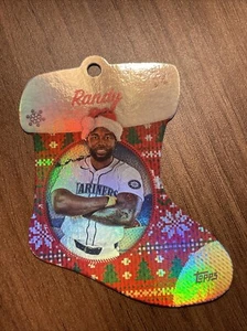 2024 Topps Holiday Randy Arozarena Stocking Die Cut Ornament #SDC-17 - Picture 1 of 2