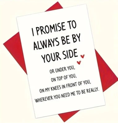 Сексуальные любовники карта - смешной Валентинки муж жена подруга парень с конвертом - Изображение 1 из 4