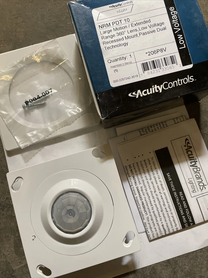 (C) NRM PDT 10 Acuity Controls Large Motion/Extended Range 360° Lens 206P8V - Image 1 of 4