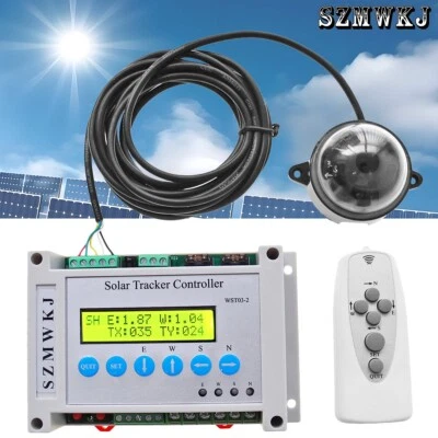 Solarpanel Sonnenlichtschiene elektronisch LCD Doppelachsen Solar Tracker Controller SJ - Bild 1 von 4