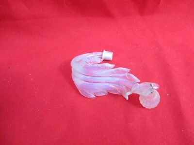 Feuille palme verre opalin pour un lustre Murano en verre - Photo 1/3