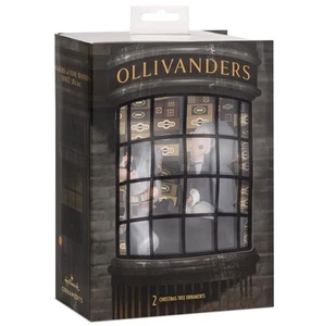 Harry Potter Ollivanders Christmas Tree Ornaments - Set Of 2 Collactible Figures - Picture 1 of 2