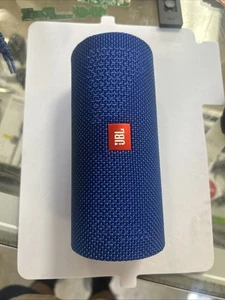 ORIGINAL! JBL FLIP 4 PORTABLE SPEAKER BLUE GRILL COVER ONLY REPLACEMENT PARTS GG - Picture 1 of 4