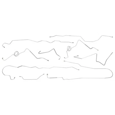 Ford Truck F100 F150 1976-79 2x2 platón corto juego de línea de freno disco manual acero original Foto 1 de 4