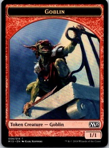 Magic the Gathering MTG {Goblin Token} Magic 2015 ref.M101 - Picture 1 of 3