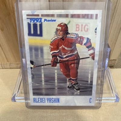 1993-94 Classic Draft Hockey Preview /17500 Alexei Yashin - Image 1 of 2
