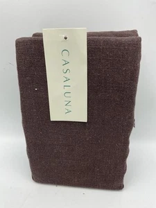 Casaluna Standard Sham Heavyweight Rayon/ Linen Dark Fig - Picture 1 of 4