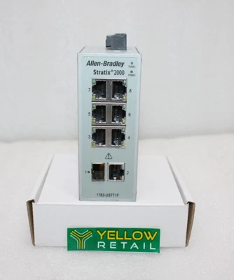 ALLEN-BRADLEY 1783-US7T1F SERIES B UNMANAGED ETHERNET SWITCH PN-380803 - Image 1 of 4