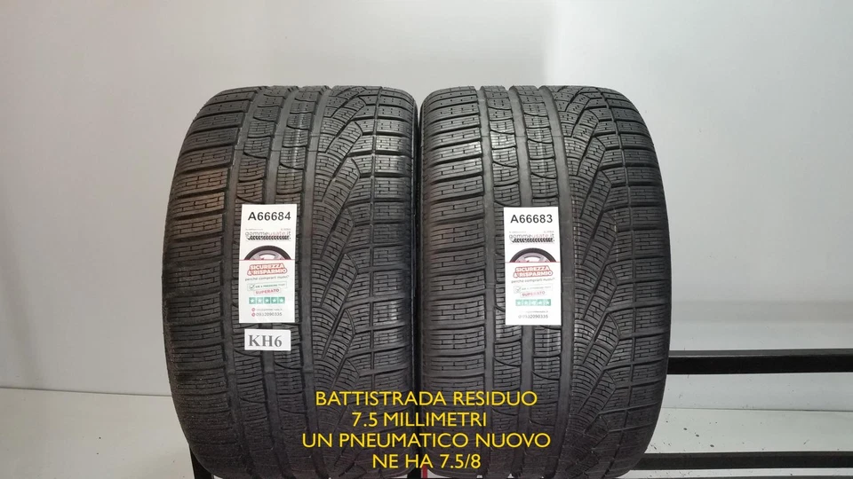 Gebrauchte Winterreifen 335/30R20 104W Pirelli Sottozero (Profil Riss A66684) - Bild 1 von 1