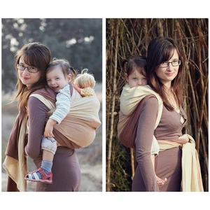 NATIBABI NATI Baby Cradle & Crossbody & Rucksack Carry Sling Wrap KHAKI POLAND - Picture 1 of 17