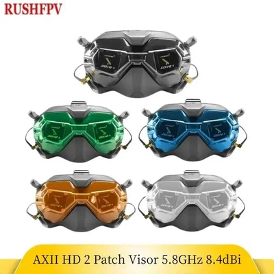 Lumenier AXII HD 2 Patch Visor 5.8GHz 8.4dBi with AXII HD 2 Stubby LHCP Antenna - Image 1 of 4