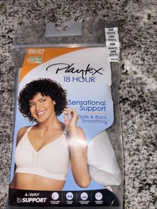 Playtex 20/27 White 18 Hour Sensational Support - Picture 1 of 3