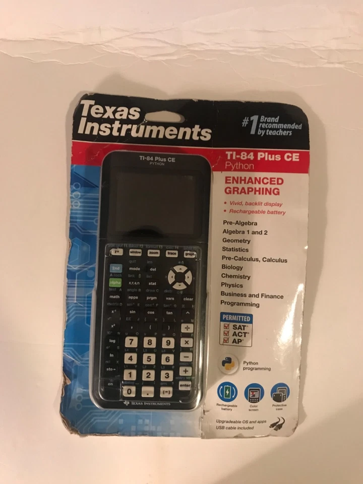 Texas Instruments TI-84 Plus CE Python Color Graphing Calculator - Image 1 of 2
