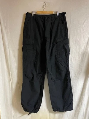 FUTURA LABORATORIES Cargo Pants XL Black 100% Cotton - Image 1 of 4
