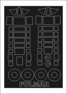 Montex SM48266 FAIREY FULMAR  1/48 mask - Picture 1 of 1