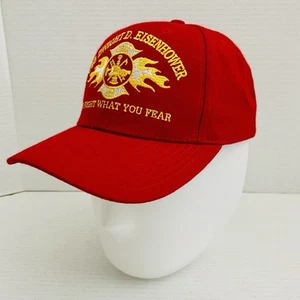 USS DWIGHT D. EISENHOWER CVN 69 The Corps Baseball Cap Hat Flying Squad Fire - Picture 1 of 9