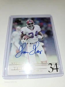 2001 Upper Deck Football- Thurman Thomas On Card Auto (AU) Buffalo Bills HOF NM - Picture 1 of 7