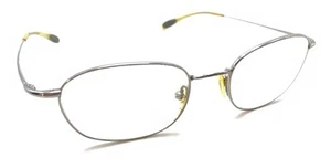 Nike Flexon 4009 045 Silver Metal Oval Eyeglasses Frames 54-20 145 Men Women - Picture 1 of 11