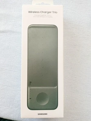 Samsung Wireless Charger Trio 9V Caricabatteria per Dispositivi Mobili - Nera... - Immagine 1 di 3