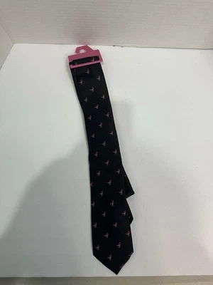 乳腺癌意识领带粉色黑色丝带领带 Susan G. Komen — 第 1/4 张图片