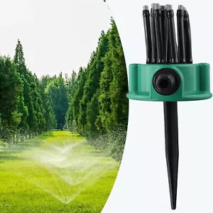 Water Sprinkler 360-degree Automatic Rotating Garden Irrigation Multi-head - Picture 1 of 16