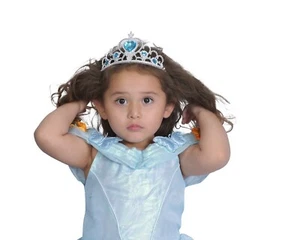 Cinderella costume light up Princess with Accessories gloves T S M 2 3 4 5 6 7 8 - Picture 1 of 4