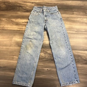 Levis 550 Jeans Boys Size 12 Blue Jeans - Picture 1 of 10
