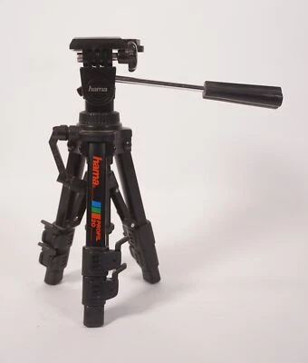 Original Hama Profil 20 Tripod Dreibein Profi Stativ ca. 29-53 cm schwarz - Bild 1 von 4