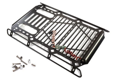 Roof Top Luggage Tray 255x172x30mm w/ LED Light Bar for Axial SCX10 III - Image 1 of 4