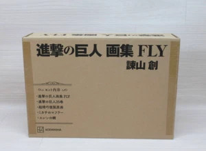 The Attack on Titan Artbook FLY set completo Limited Hajime Isayama Giappone nuovo - Foto 1 di 12