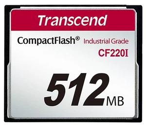512MB Transcend Industrial Temperature Range CF220I 220X Ultra CompactFlash SLC - Picture 1 of 1