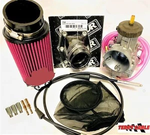 Yamaha Blaster 35mm Carb Kit PWK Style Flat Slide Carburetor UPP Intake Manifold - Picture 1 of 2