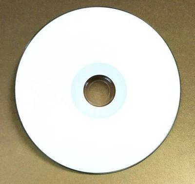 25 HP CD-R CDR  White Inkjet Printable Disc 700MB 80Min Blank in Sleeve - Image 1 of 4